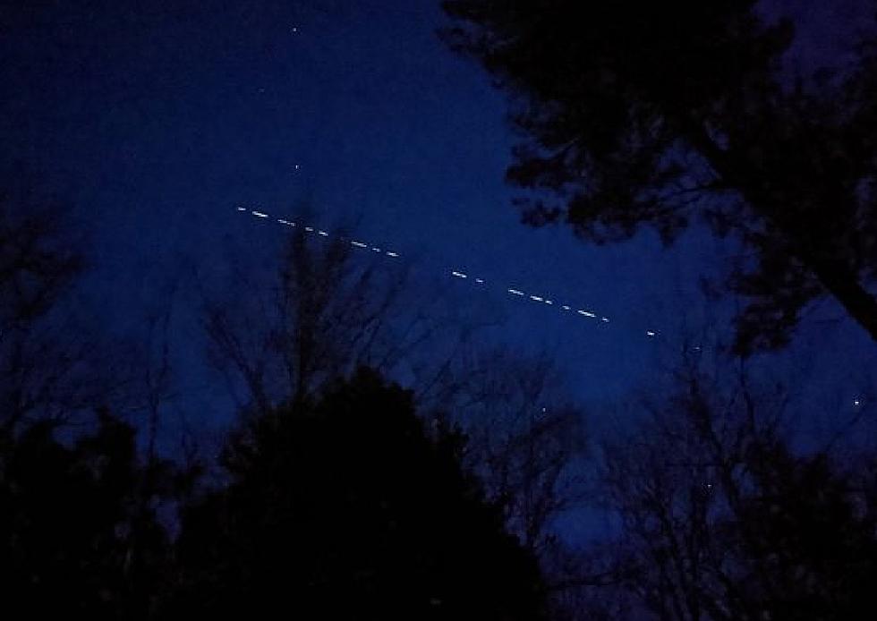 What Was That Stream Of Lights Hanging Over Maine This Weekend?