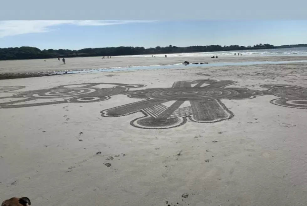 People Awoke To A Beach In Maine Covered In Mandalas
