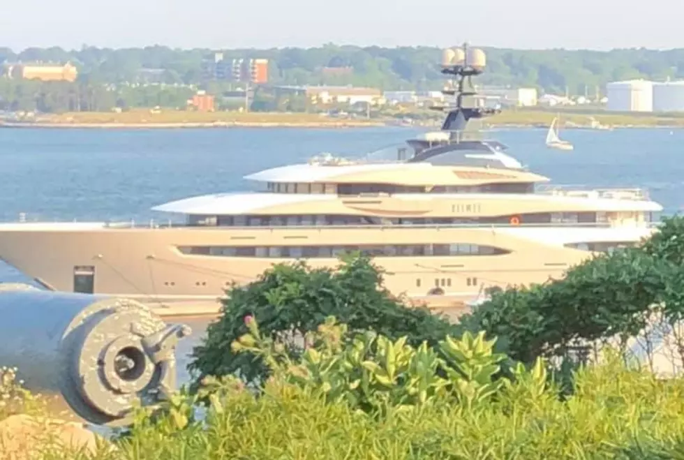 Another Day and Another Stunning Superyacht Visits Maine