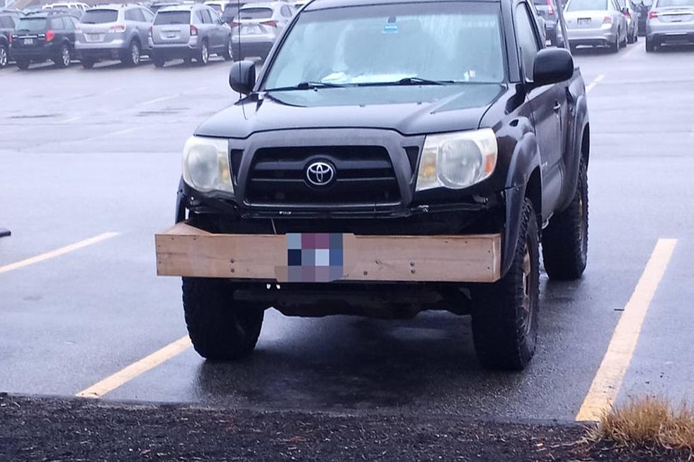 This Makeshift Car Bumper Spotted In Maine Is A Piece Of Work