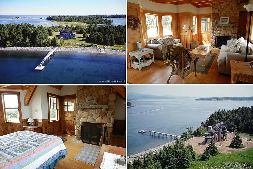 Stunning Views Highlight Downeast Maine Island Home for Sale