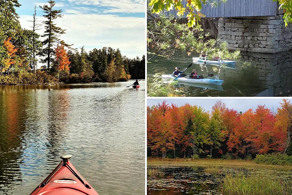 Immerse Yourself in Maine’s Fall Foliage With Covered Bridge Kayak Tour