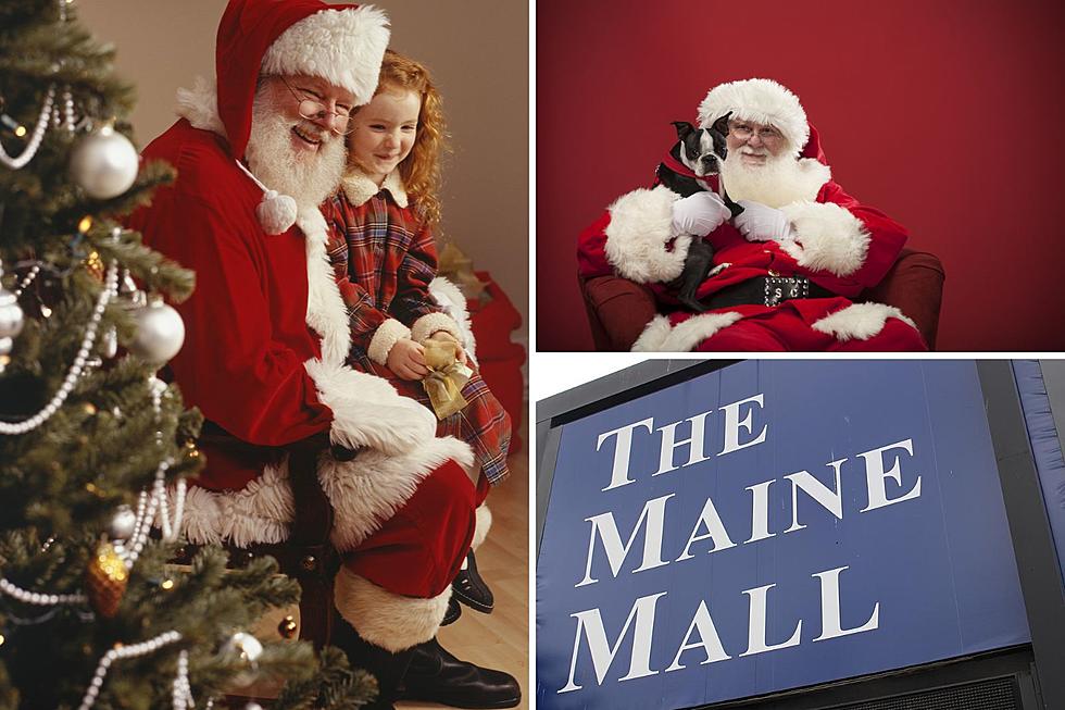 When Kids and Pets Can Snap Photos with Santa at the Maine Mall