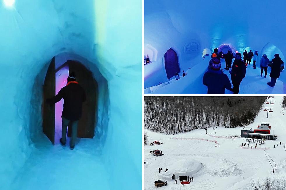 Grab a Drink in This New Incredible Igloo and Ice Lounge in Maine