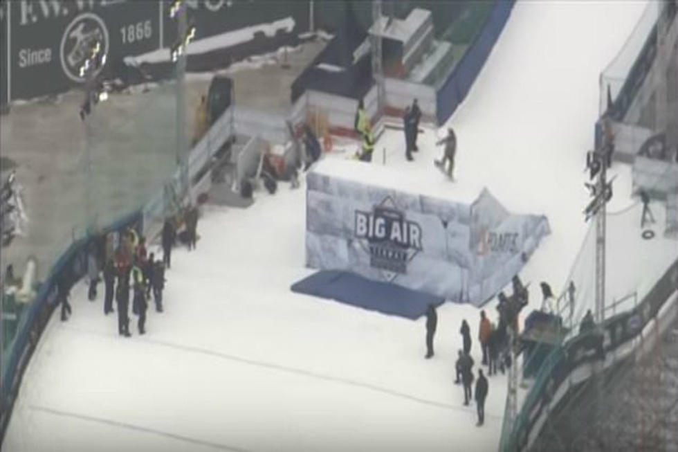 Fenway Park Hosts ‘Big Air’ Ski And Snowboard Event Starting Tomorrow [VIDEO]