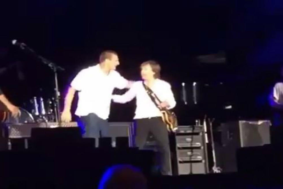 Gronk Rocked Out On Stage With Paul McCartney At Fenway