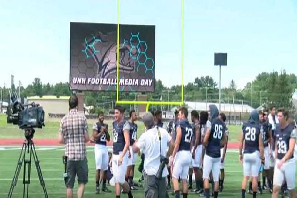 Check Out How Much Fun The UNH Football Team Had During Media Day In This Hilarious Video