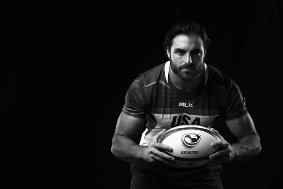 Patriot Nate Ebner Lands A Vicious Hit And Scores For The U.S. Rugby Team As They Crush Brazil