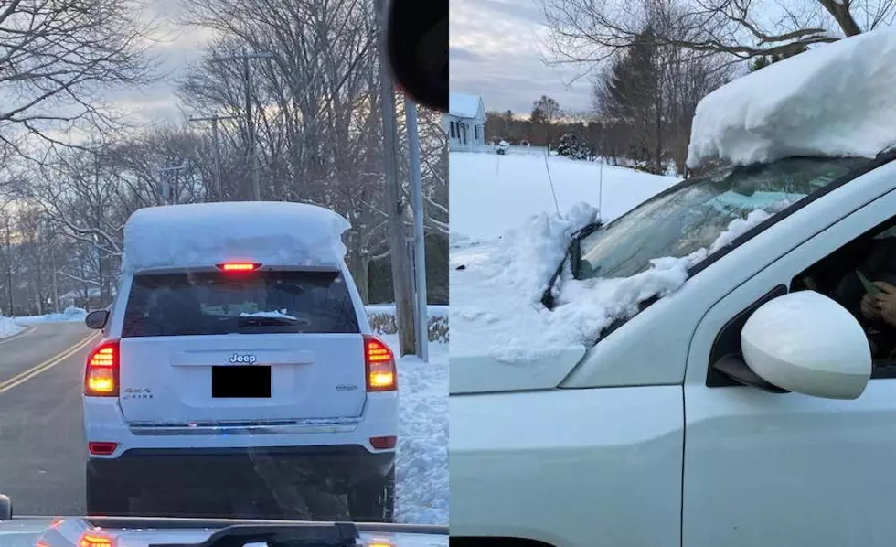 Rye, NH, Police Fine Driver $310 for ‘Glacier on Top’ of Car