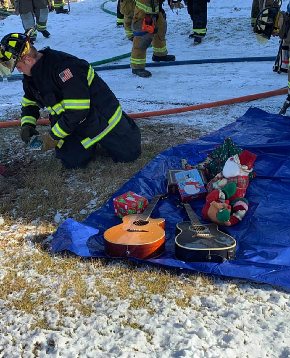 Maine Firefighters Save Christmas Presents From House Blaze