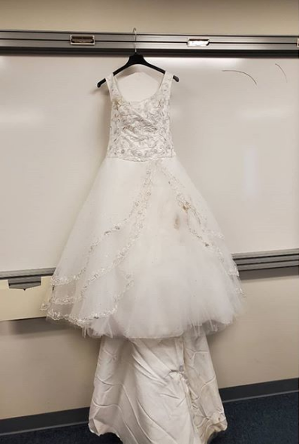 Maine State Police: Discarded Wedding Dress Left on The Highway
