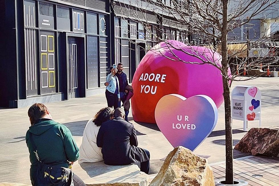 Super-Sized Conversation Hearts Display Leaves Boston April 3