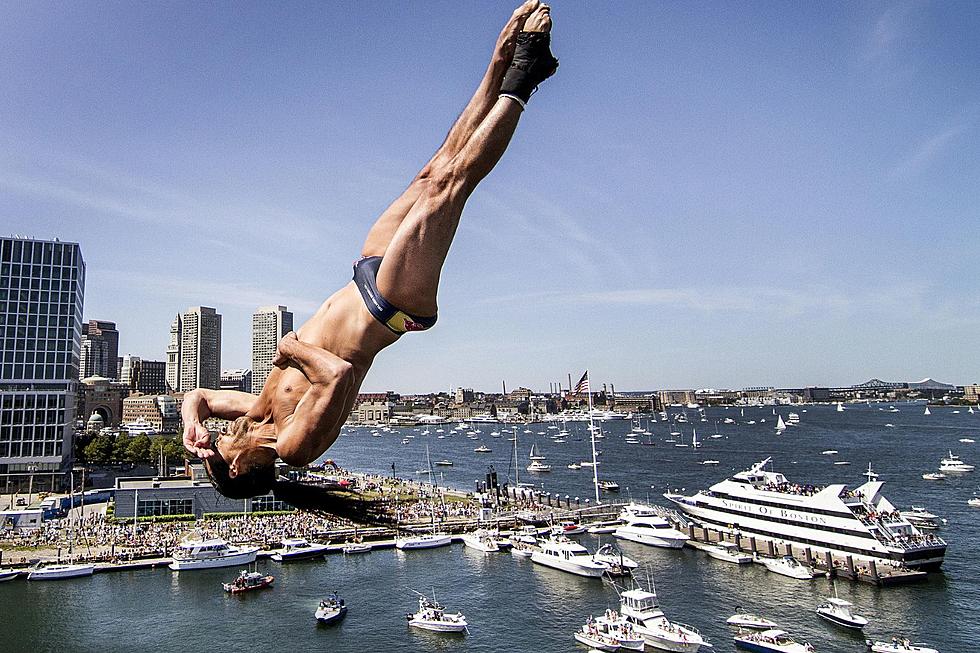 Cliff Diving June 3 in Boston 90 Feet off ICA Museum into Harbor