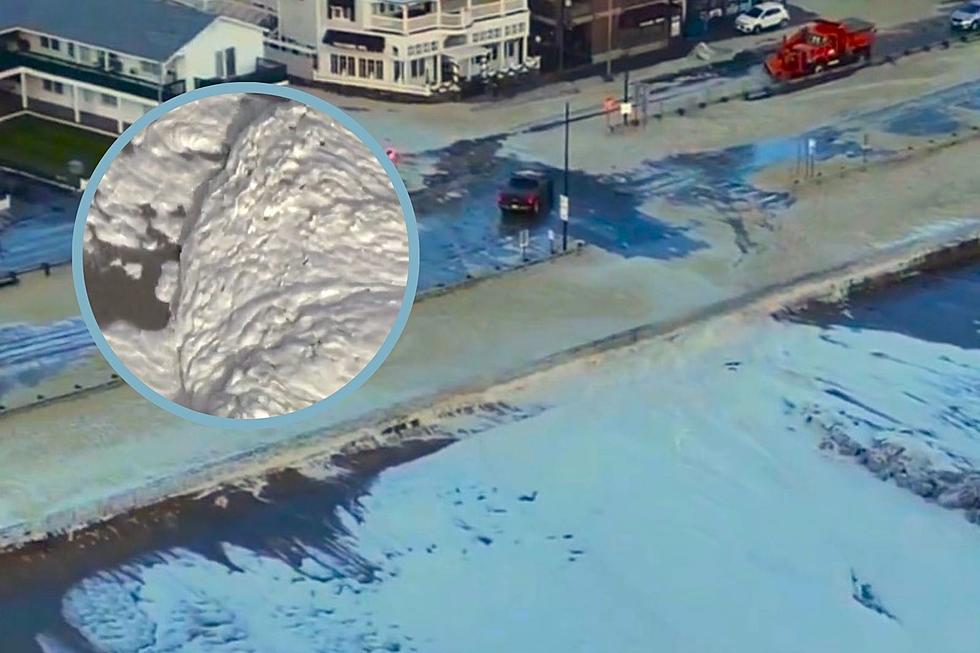 2 Incredible Drone Videos of Rising Sea Foam in NH Go National