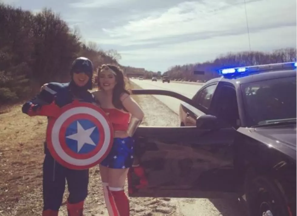 NH State Police Help Super Heroes
