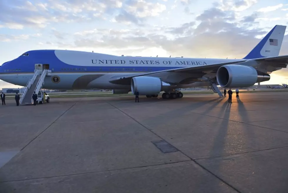 Air Force One Has Landed In Portsmouth