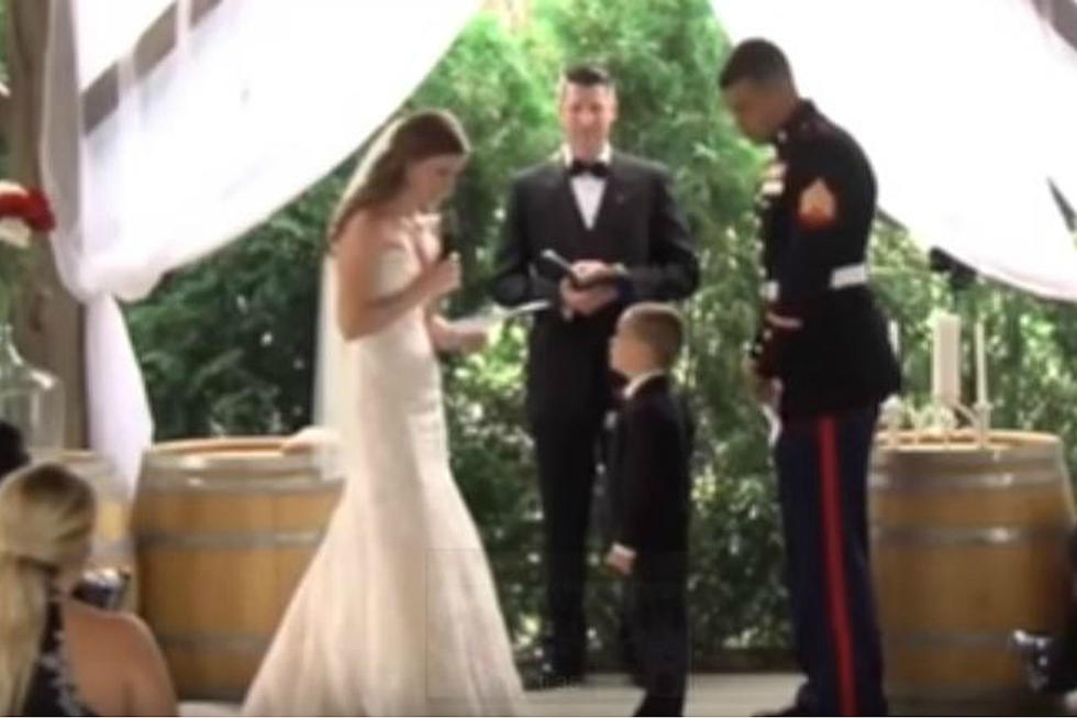 Two Marines Got Married and the Brides New Stepson&#8217;s Reaction is Absolutely Priceless