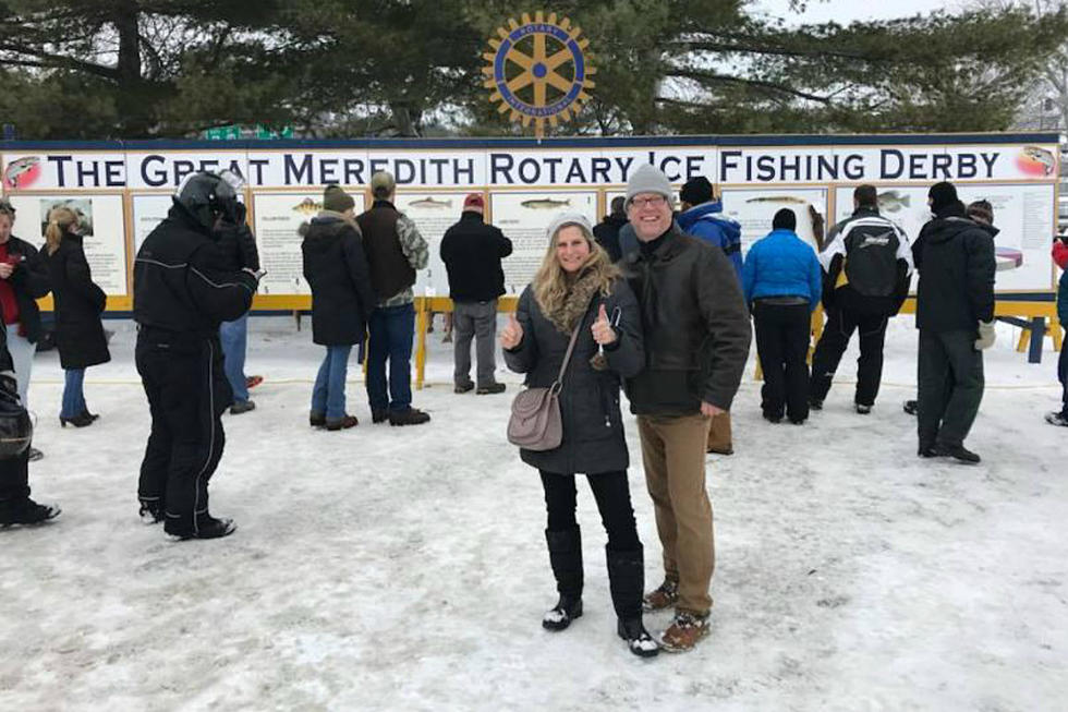 Bill & Kira Reel In Some Beauties At The Ice Fishing Derby In Meredith New Hampshire