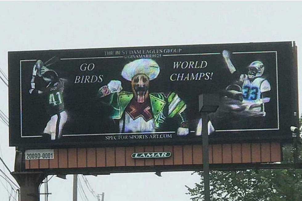 Patriots Fans Now Have To Stare At This Ugly Eagles Billboard On The Way To Gillette