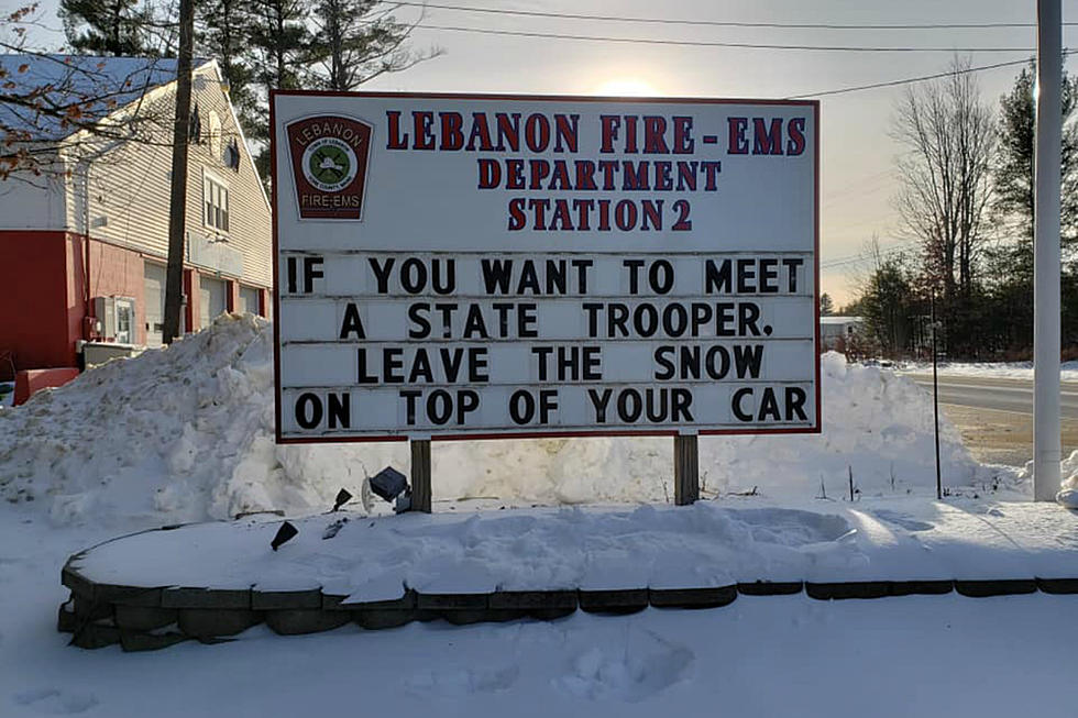 A Snarky Sign Outside The Lebanon, ME Fire Department Gets A Point Across