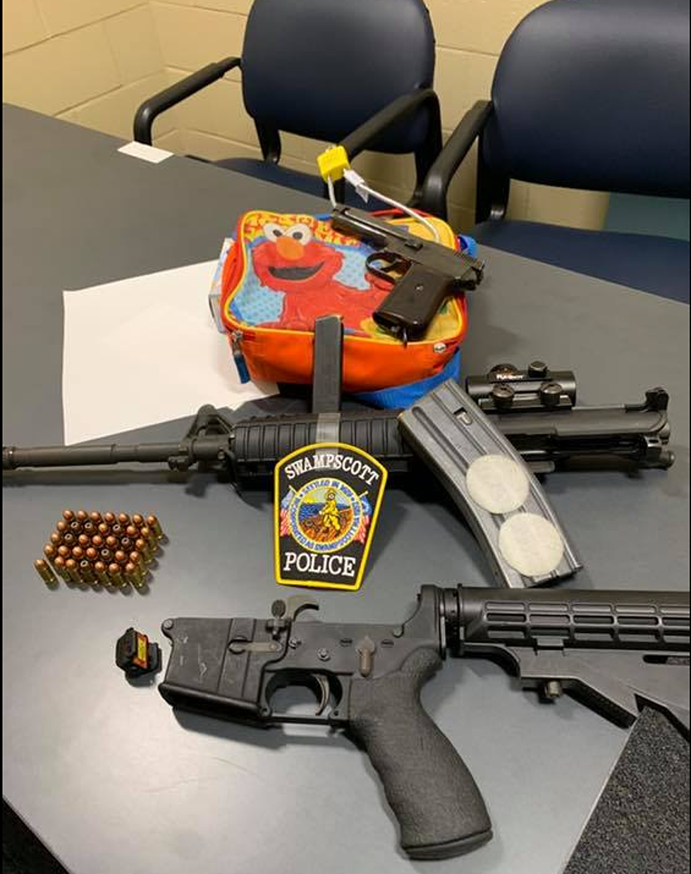Massachusetts Police Find Stolen Gun In Elmo Lunchbox