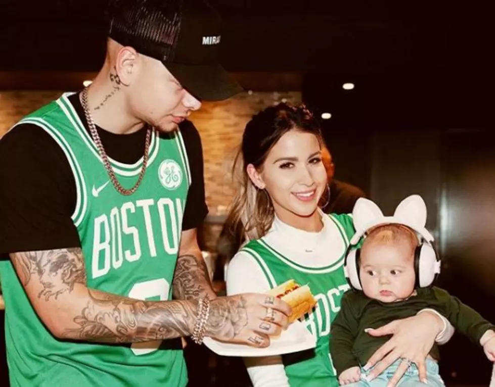 Kane Brown is Raising Baby Kingsley to be a Boston Celtics Fan and we are Here for it