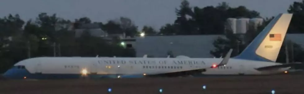 Video Of Air Force 2 Being Grounded Due To Bird Strike In NH