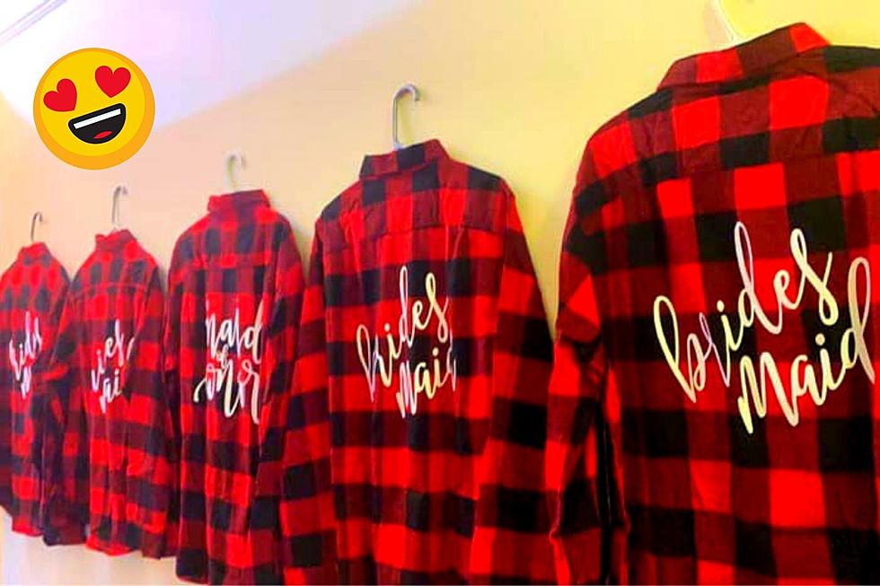 Adorable Custom Flannels are What Your NH Bridal Party Needs