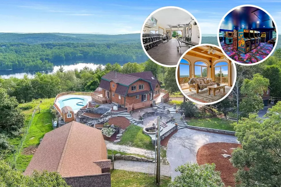 $1.2M Mountaintop Estate in New Hampshire Has Its Own Arcade