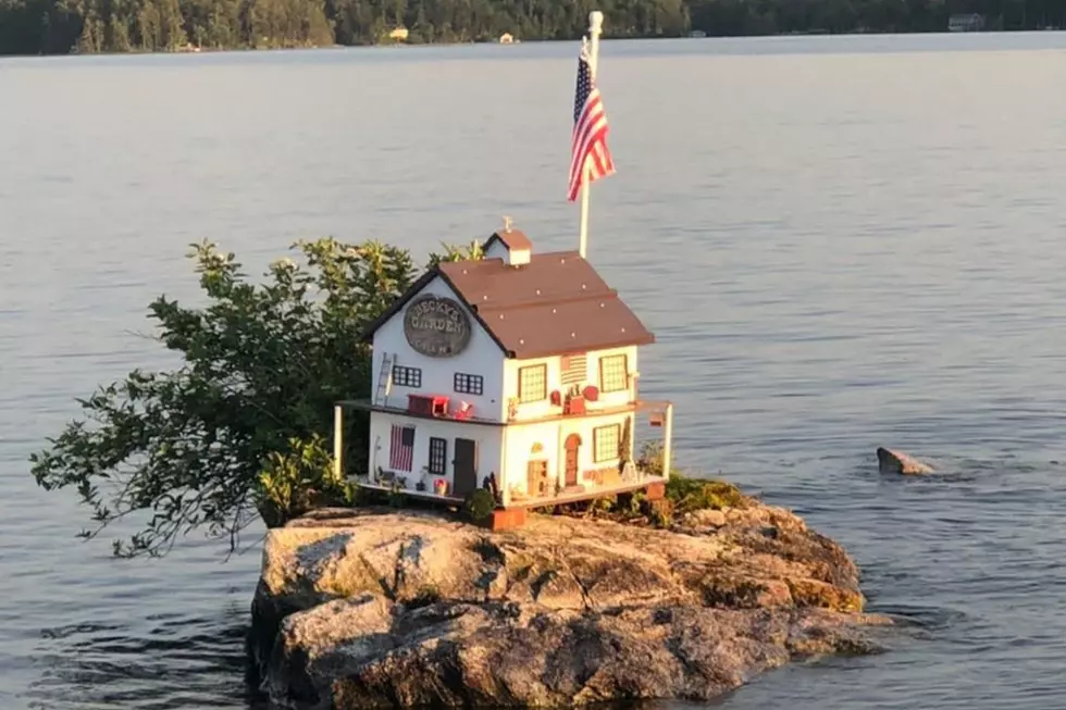 This is the Legend of Becky’s Garden, the Smallest Island on Lake Winnipesaukee in NH