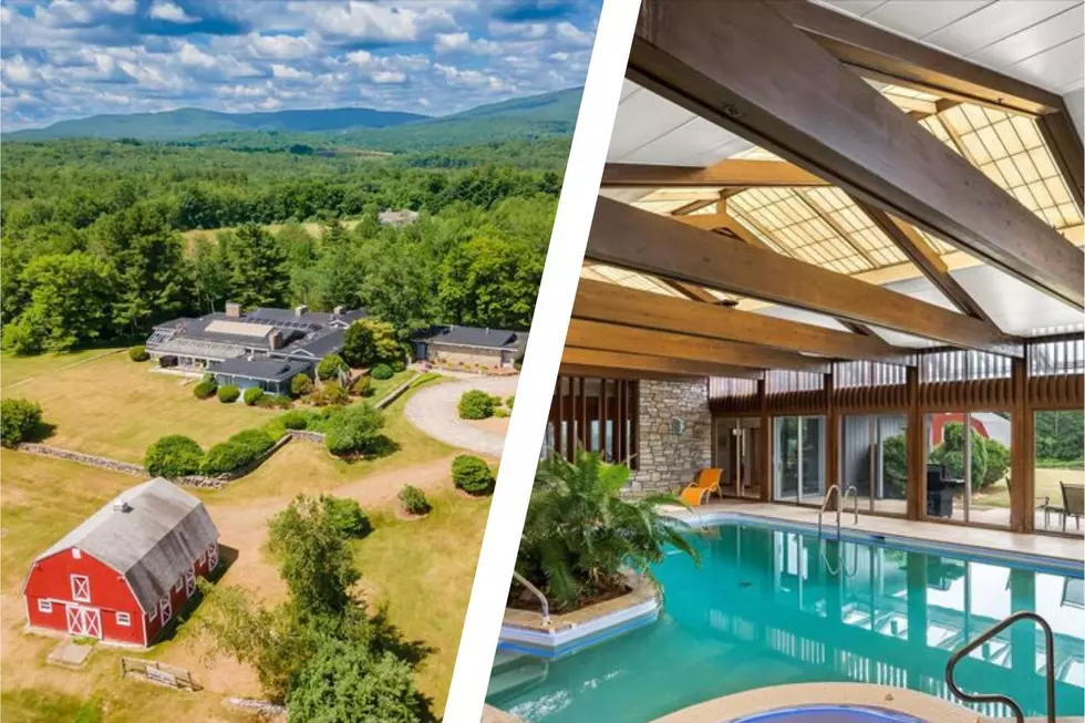 Indoor Pool and Sauna in New Hampshire Home Feels Like Hotel Living