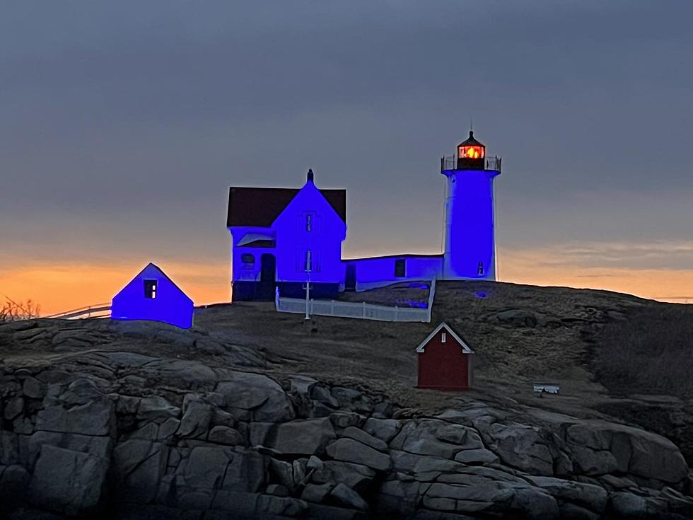 Nubble Lighthouse in York, Maine, Is Lit Up Blue, and Here’s Why
