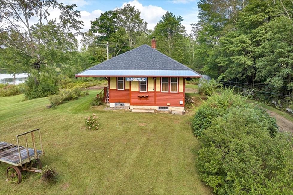 Want to Live in a Waterfront NH Train Station House With Caboose?