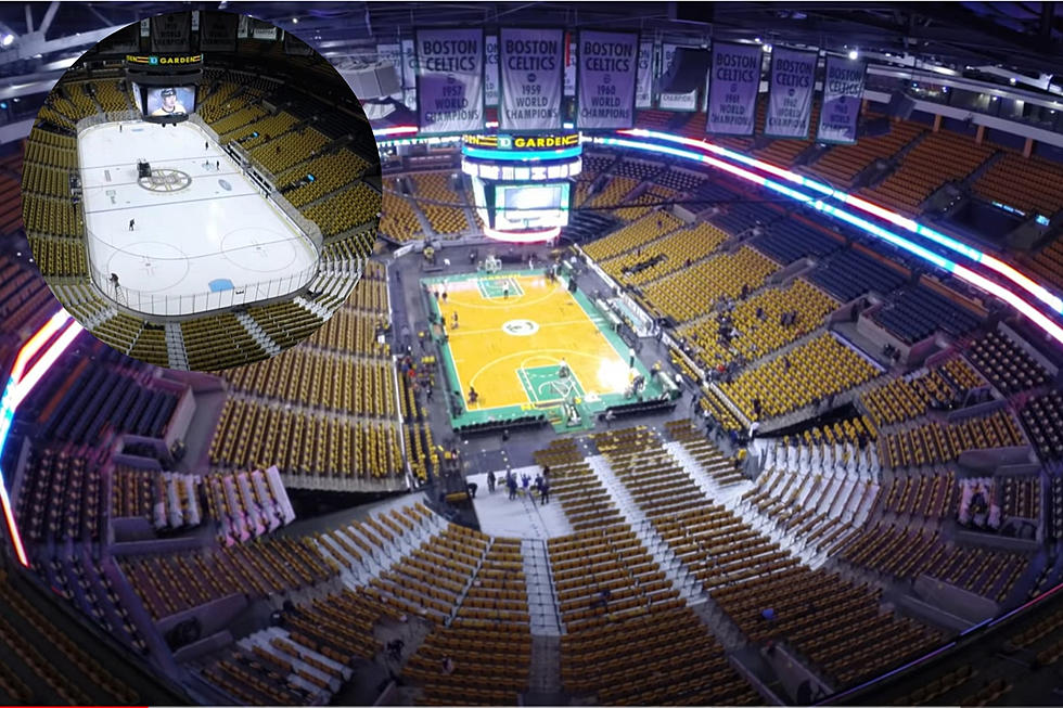 How Does Boston Garden Magically Flip From Basketball Court to Full Hockey Ice?
