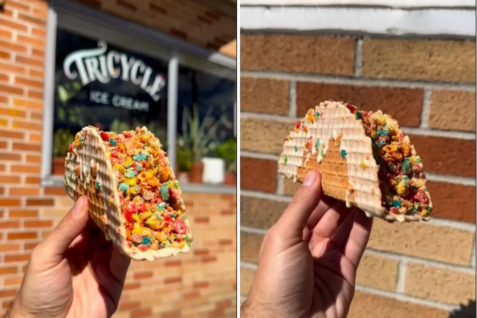 This Homemade Waffle Cone Ice Cream Taco is Going Viral in New England