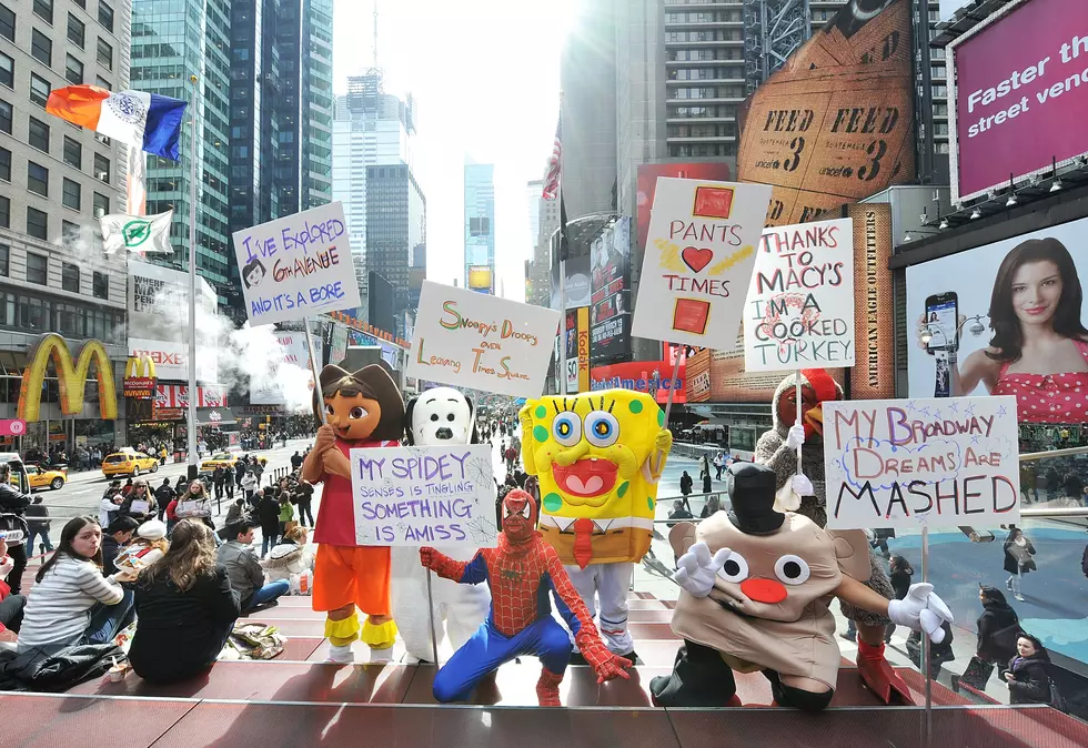Times Square Mascots Arrested! [AUDIO]