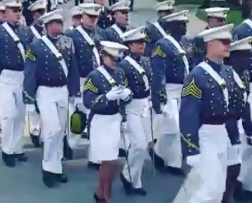 West Point Cadet Uses Cell Phone During Graduation [VIDEO]