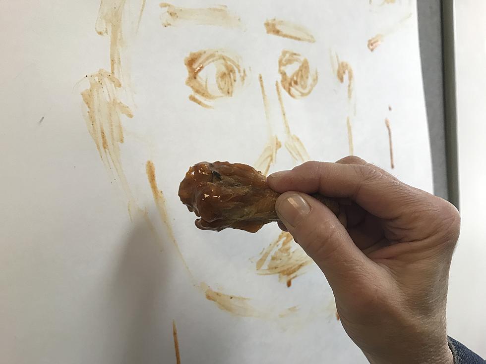 Hudson Valley Artist Paints Portraits With Sauce and Chicken Wing