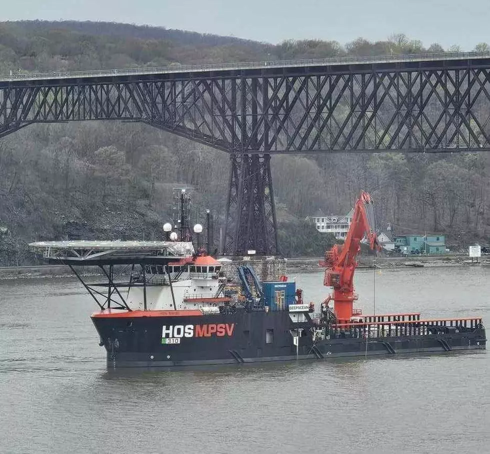 What Was This Large Vessel Doing in Hudson River?