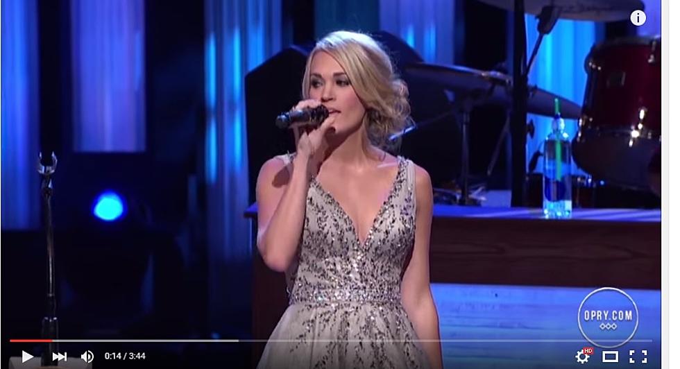 Carrie Underwood at the Grand Ole Opry [VIDEO]