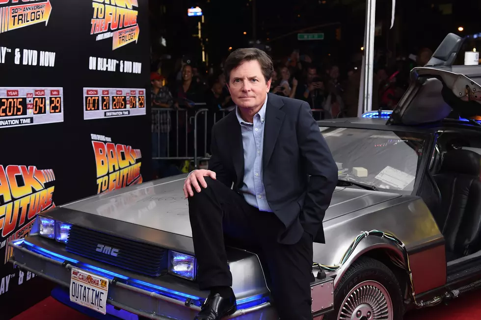 Michael J. Fox Tries on ‘Back To The Future’ Nikes