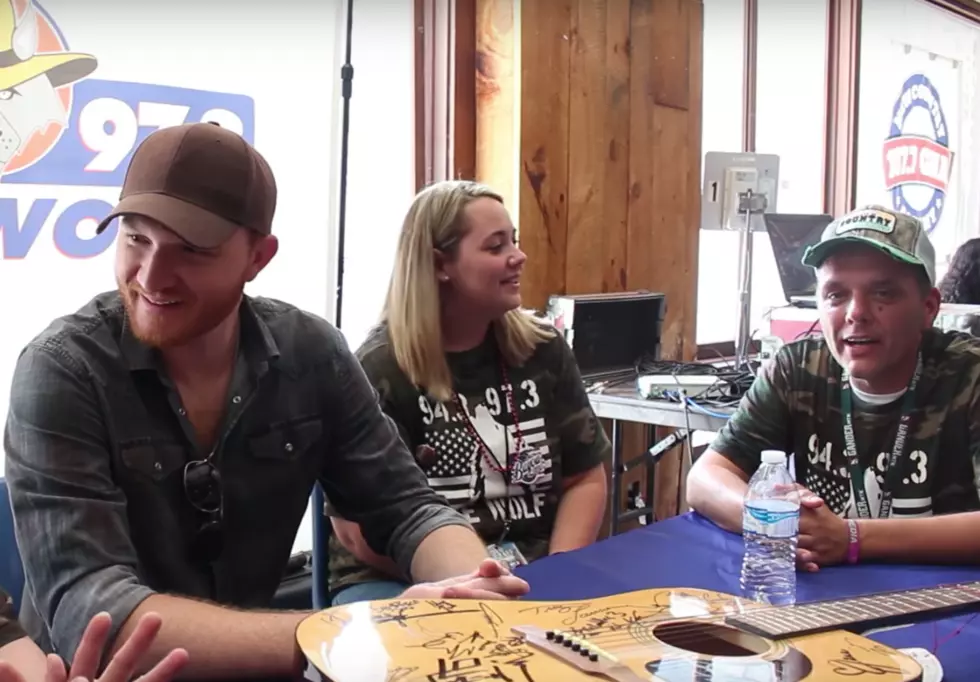 Eric Paslay Talks to the Fan Girls of The Wolf (And CJ)