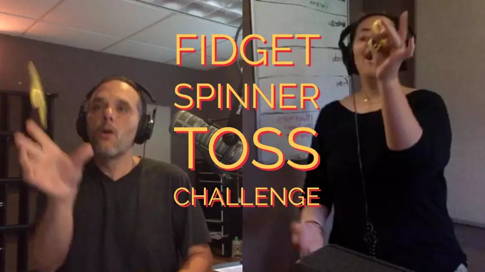 CJ and Jess Attempt the Fidget Spinner Toss