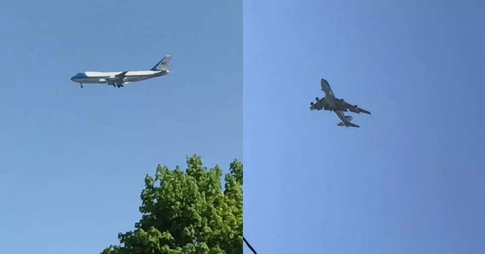 Was Air Force One Flying Around The Hudson Valley on Wednesday?