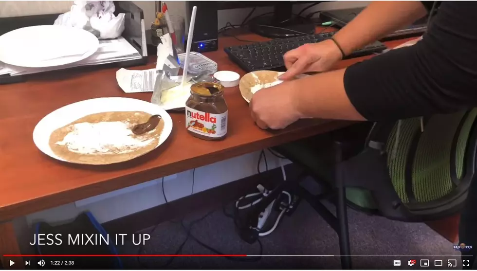 Testing Our Taste Buds: Cream Cheese Nutella Wraps (VIDEO)