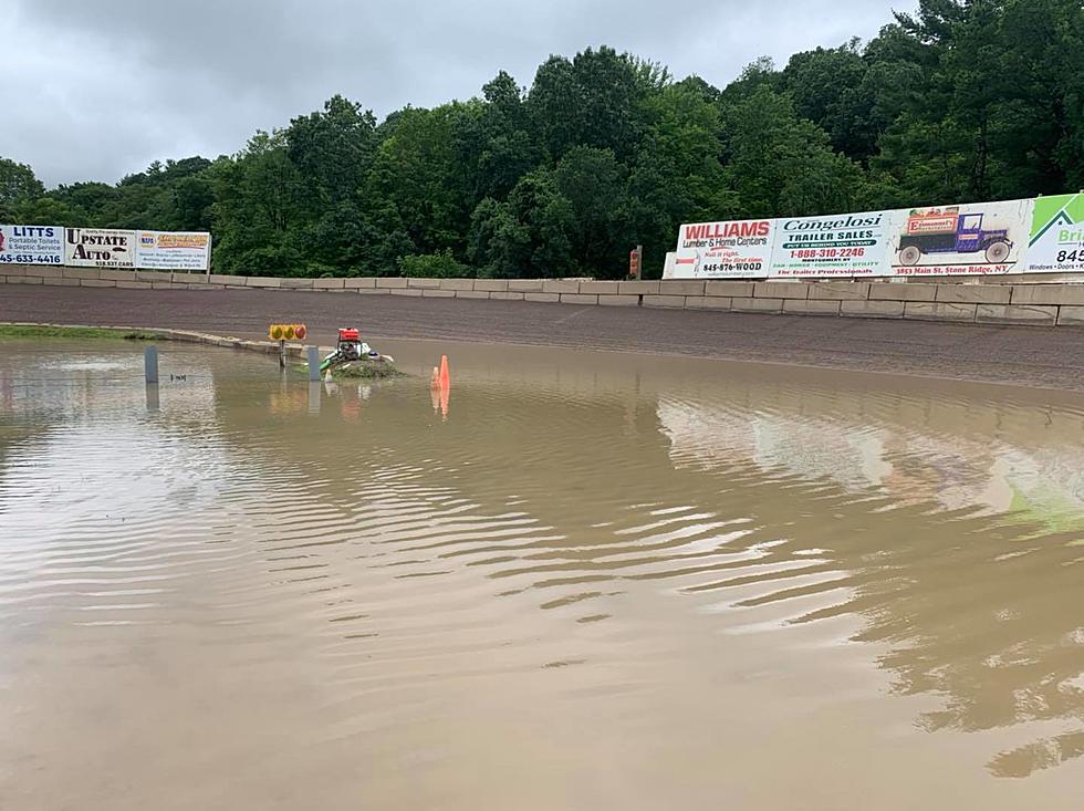 Dramatic Flooding from Tropical Storm Elsa Cancels Racing at Ulster County Track