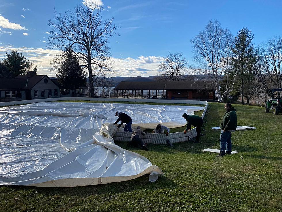 Wappingers Park Prepares Ice Skating Rink for Winter