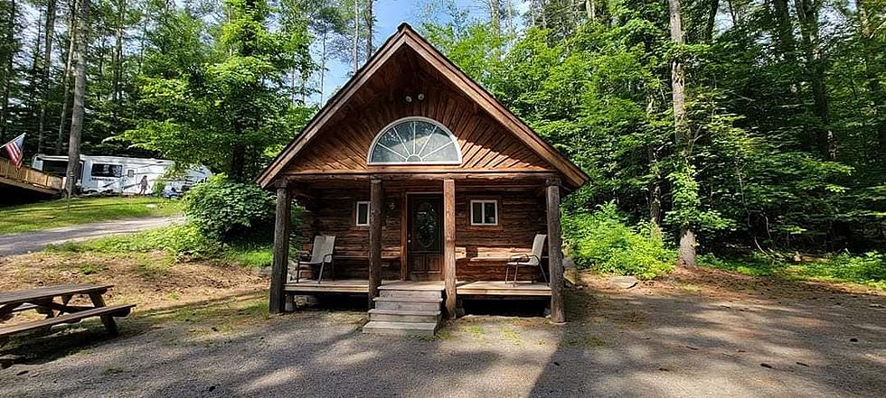 One Cozy Catskill Resort Invites to Unplug in this Deluxe Log Cab