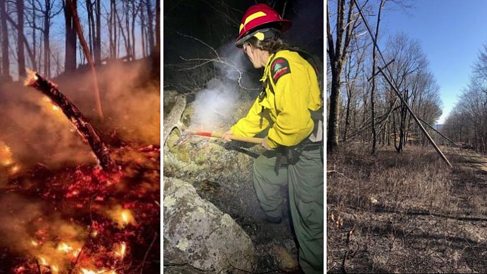 Guardabosques contienen peligrosos incendios forestales en todo el Hudson Valley