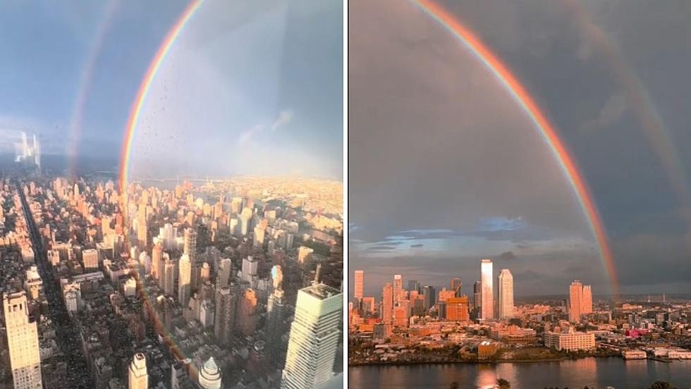 Double Rainbow Appears over NYC on the 22nd Anniversary of 9/11